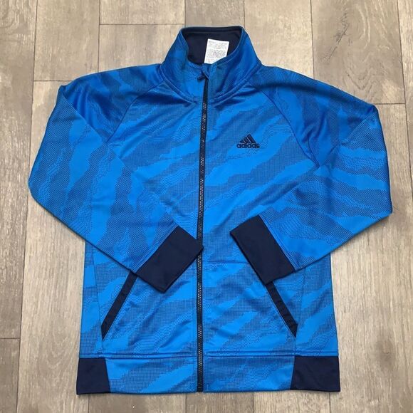 Boys Adidas‎ Full Zip Track Jacket - Picture 1 of 5